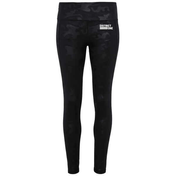 District One  - Women's performance camo leggings full-length Thumbnail